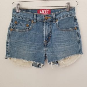 Levis 514 Straight Slim Red label Denim Shorts
